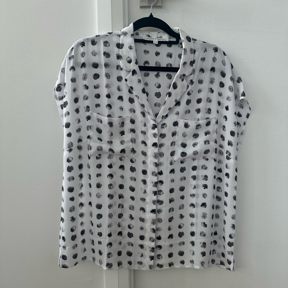 Willow & Thread Polka-Dot Blouse (US XL)